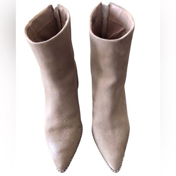 Steve Madden Woman’s Aquarius Suede Boots Natural Tan Size 9.5 - Picture 4 of 10